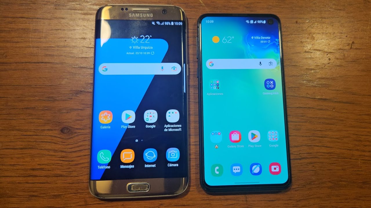 Samsung Galaxy S7 Edge vs S10e Test de velocidad 