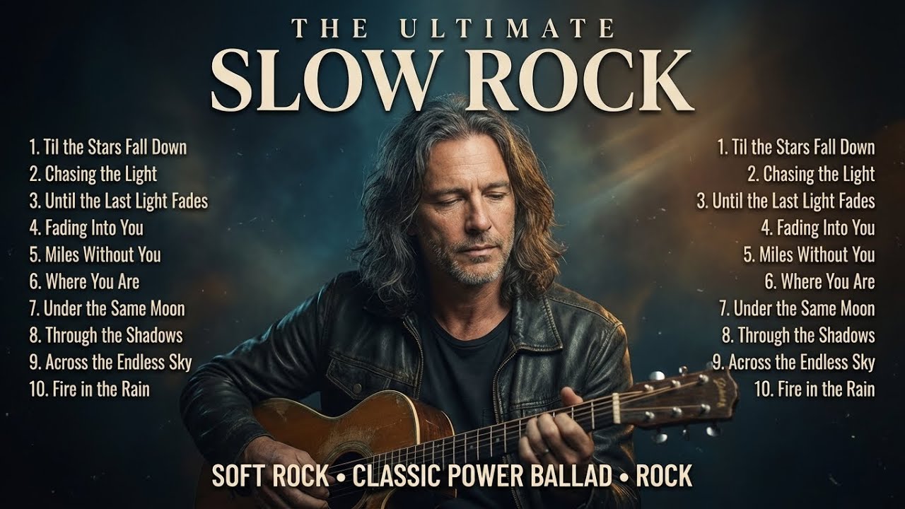 Top 15 Best Slow Rock Classics | Romantic Ballads That Cut Deep Into You