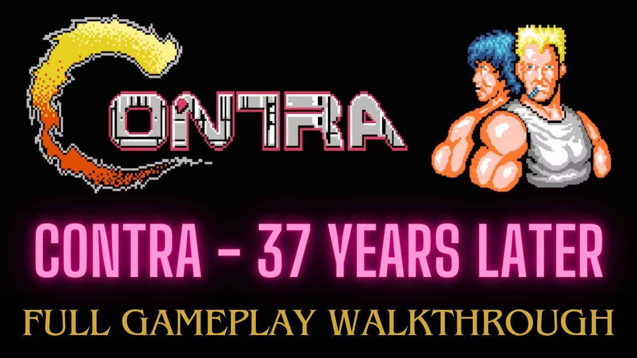 Contra NES Walkthrough 37 Years Later: No Commentary.