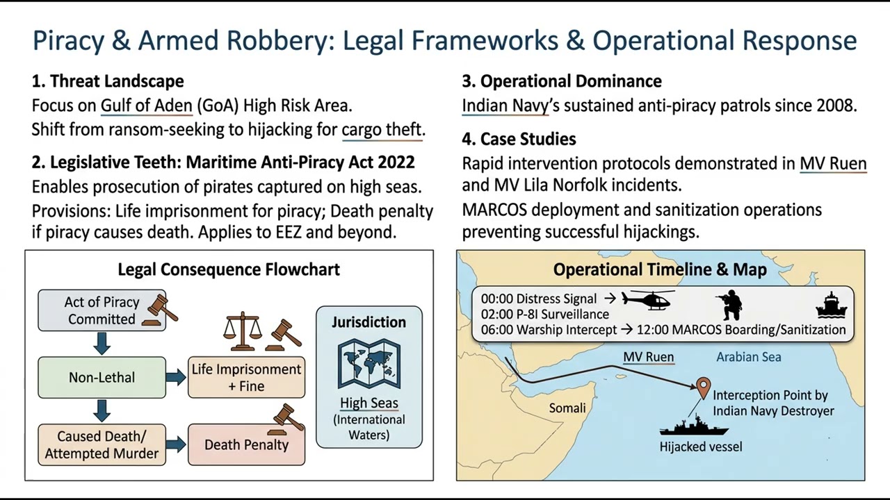 Maritime Security & Non-Traditional Threats in IOR | India Internal Security