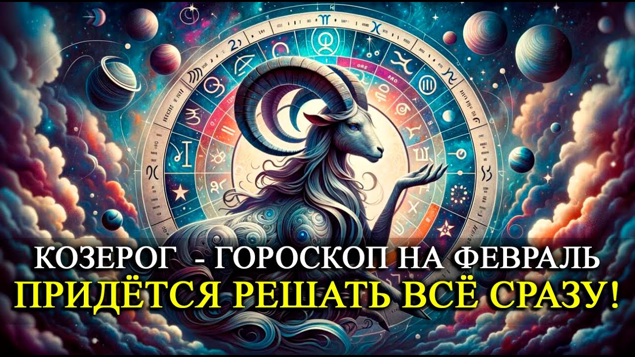 КОЗЕРОГ ФЕВРАЛЬ 2026 — ПРИДЁТСЯ РЕШИТЬ ВСЁ СРАЗУ! НАЗАД ДОРОГИ НЕ БУДЕТ!