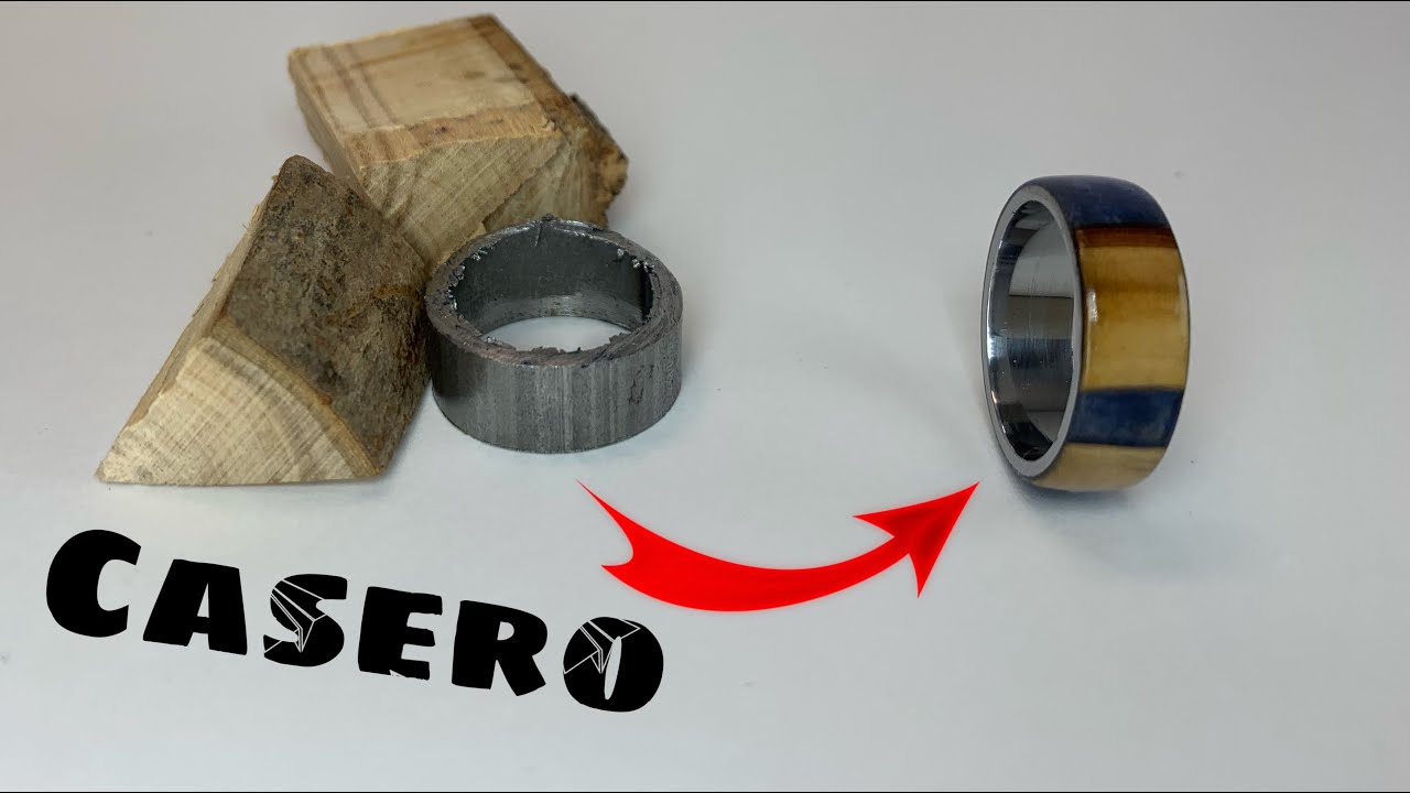 Como hacer un anillo de MADERA y  resina EPOXY