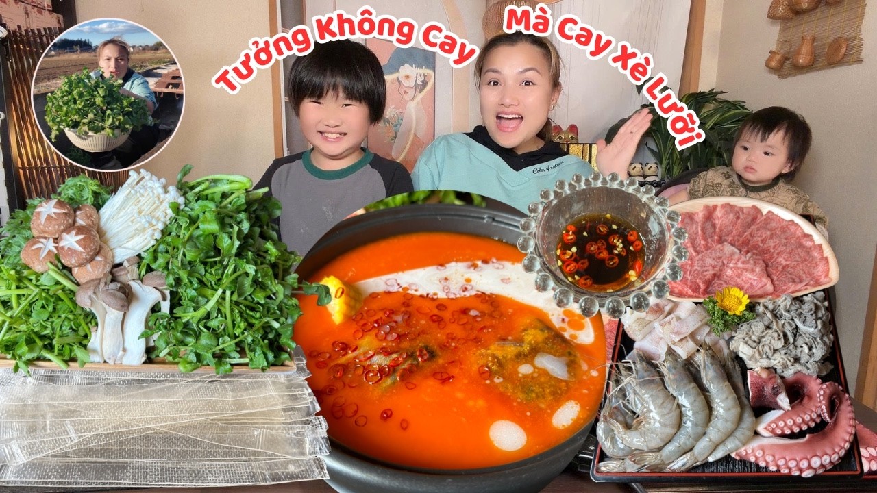 Rau cải xoong mọc dại nhiều vô kể… cắt về nhúng lẩu Tứ Xuyên cay xé lưỡi mà ghiền luôn