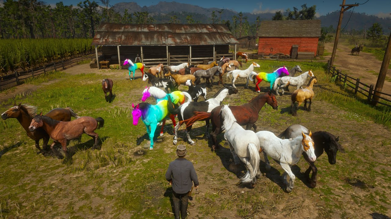 Arthur Morgan Tames Rarest Horses | Arthur Morgan's Ultimate Horse Taming Challenge in Saint Denis!