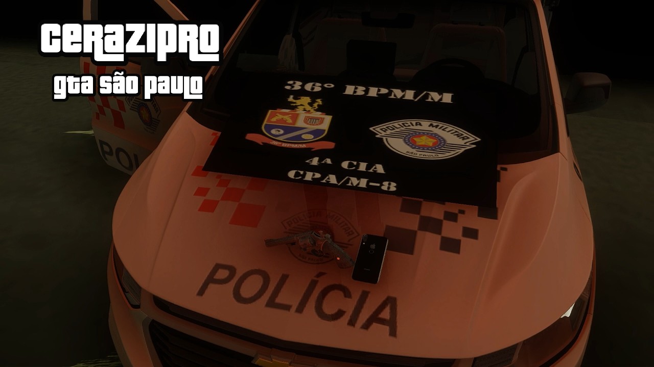 GTA PMESP - Flagrante de roubo e pinote!