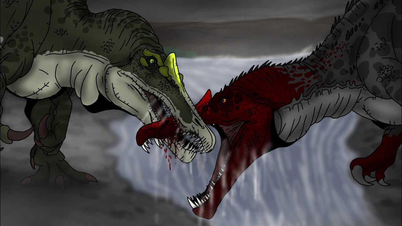 Ceratosuchops vs Riparovenator Paleoart speedpaint