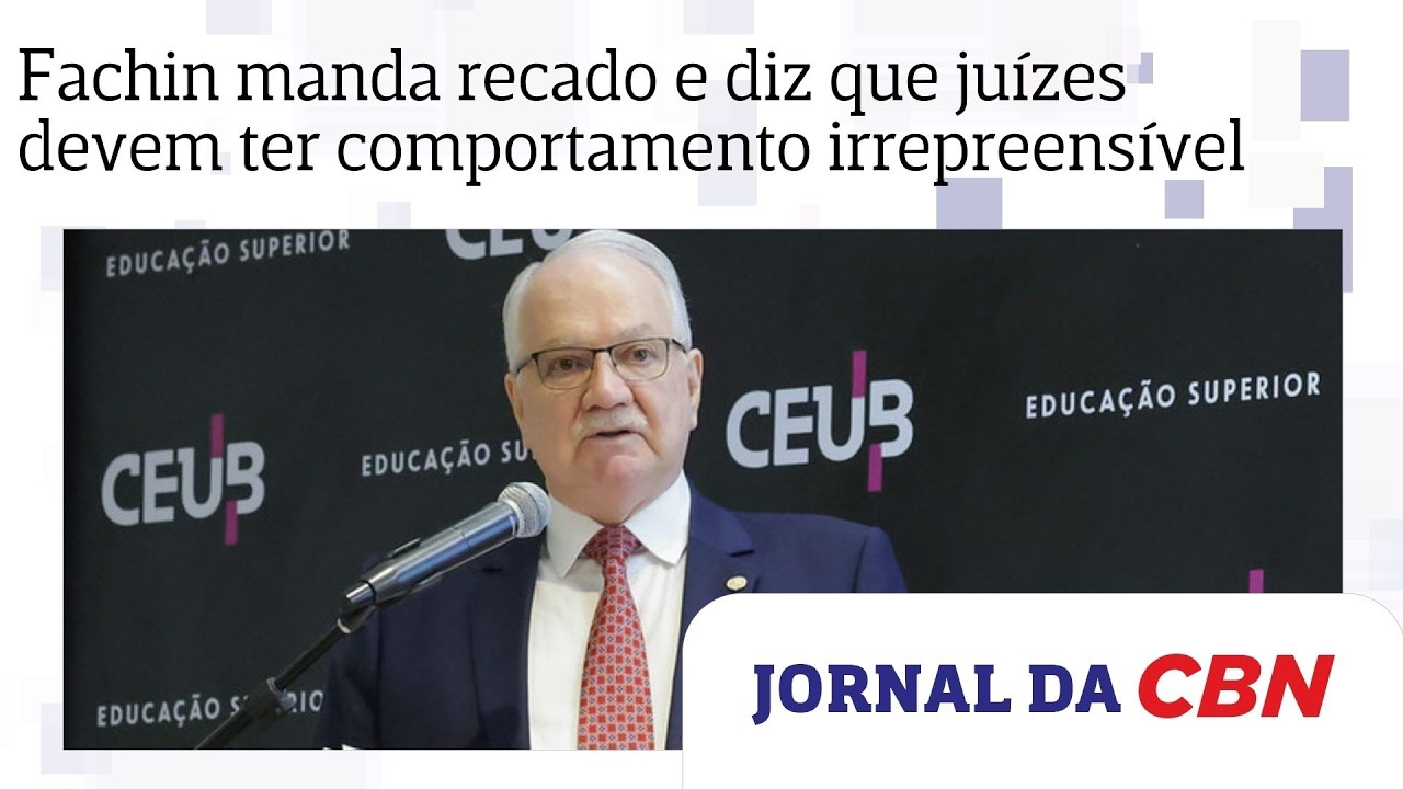 Fachin manda recado em meio a crise no STF e diz que juízes devem ter comportamento irrepreensível