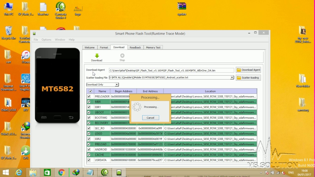 How to Flash Qmobile S5 with Sp flash tool?