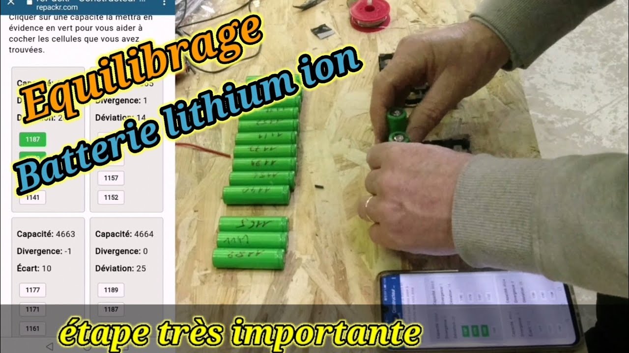 BATTERIE LITHIUM ION LE MONTAGE