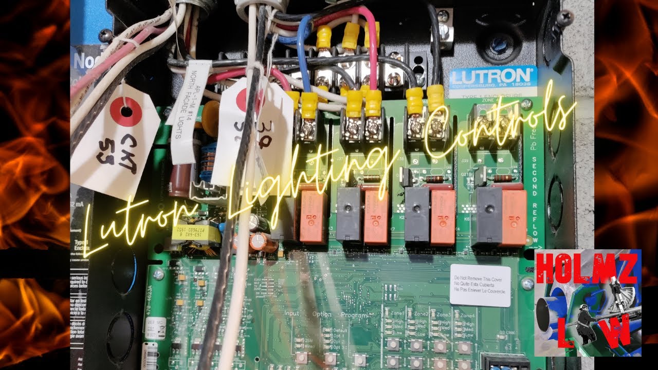 Lutron Lighting Control (how to wire the panel)