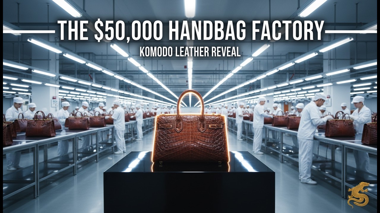 From Raw Komodo Hide to Luxury Bag - Factory Tour