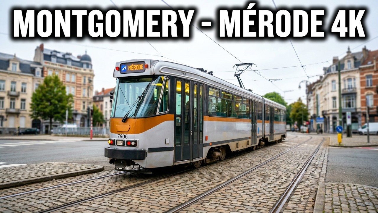 Trajet Tram / Montgomery - Mérode 