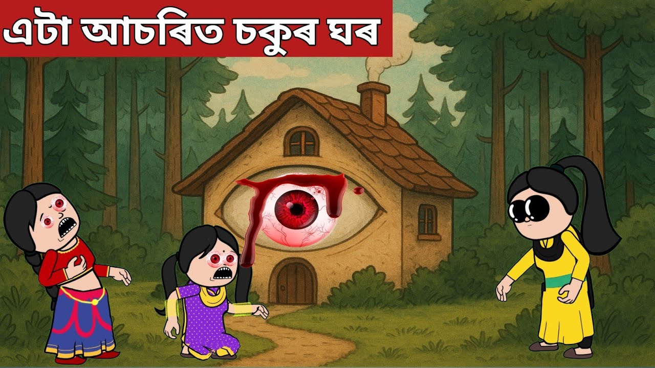 💥এটা চকুৰ ঘৰ👁️assamese cartoon|assamese story|axomiya hadhu|putola|eyes|xadhu