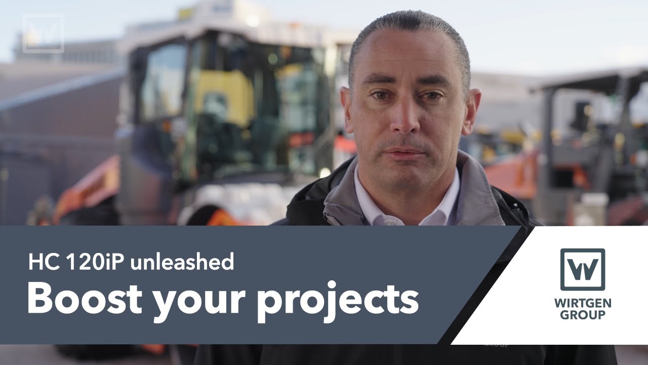 Maximize Efficiency with the HC 120iP Padfoot Drum Compactor | #conexpo