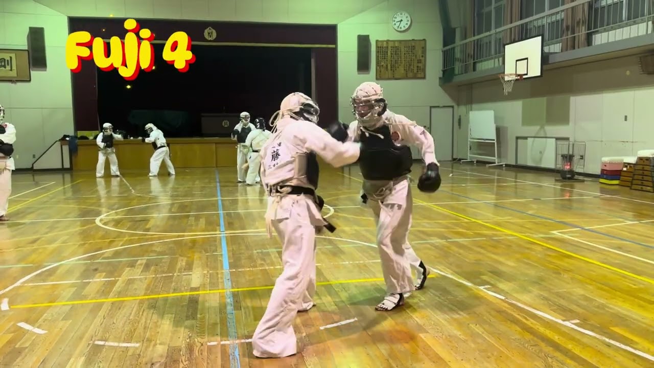 誕生祭　連続組手。立命館OBvs三重県　永心会。日本拳法