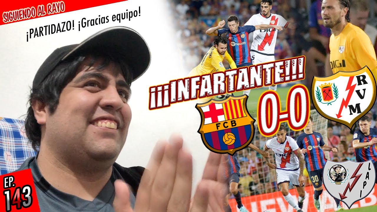 Reacción al INFARTANTE EMPATE en el CAMP NOU | J01 - Barcelona 0 Rayo Vallecano 0 | 2022/23