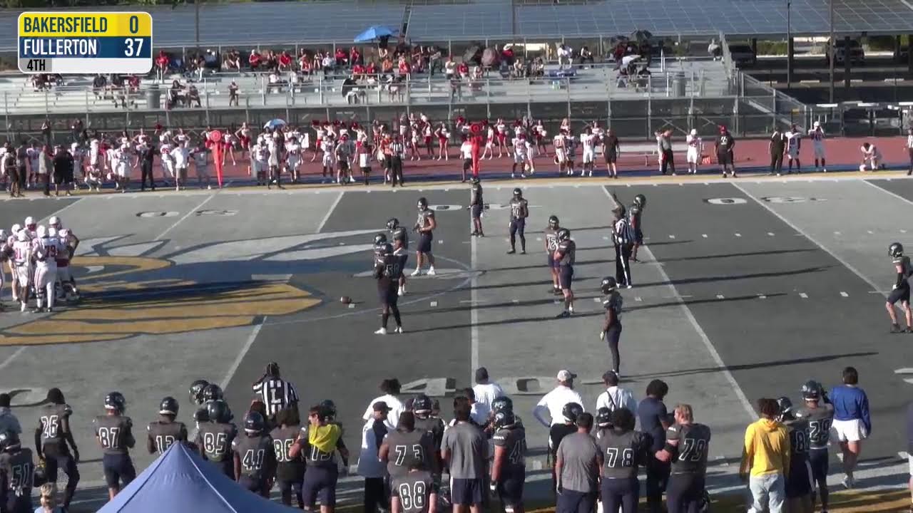 2025 Fullerton College Hornet Football vs. Bakersfield
