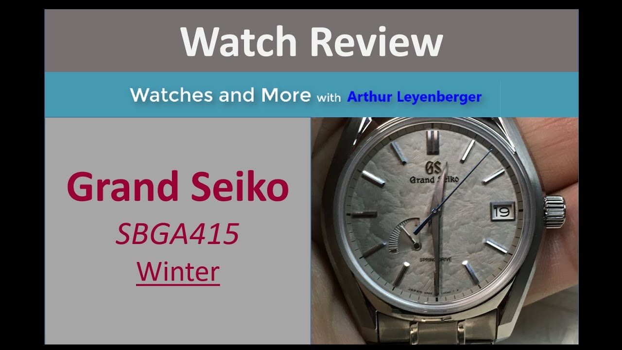 Grand Seiko Seasons: Winter (SBGA415) Watch Review