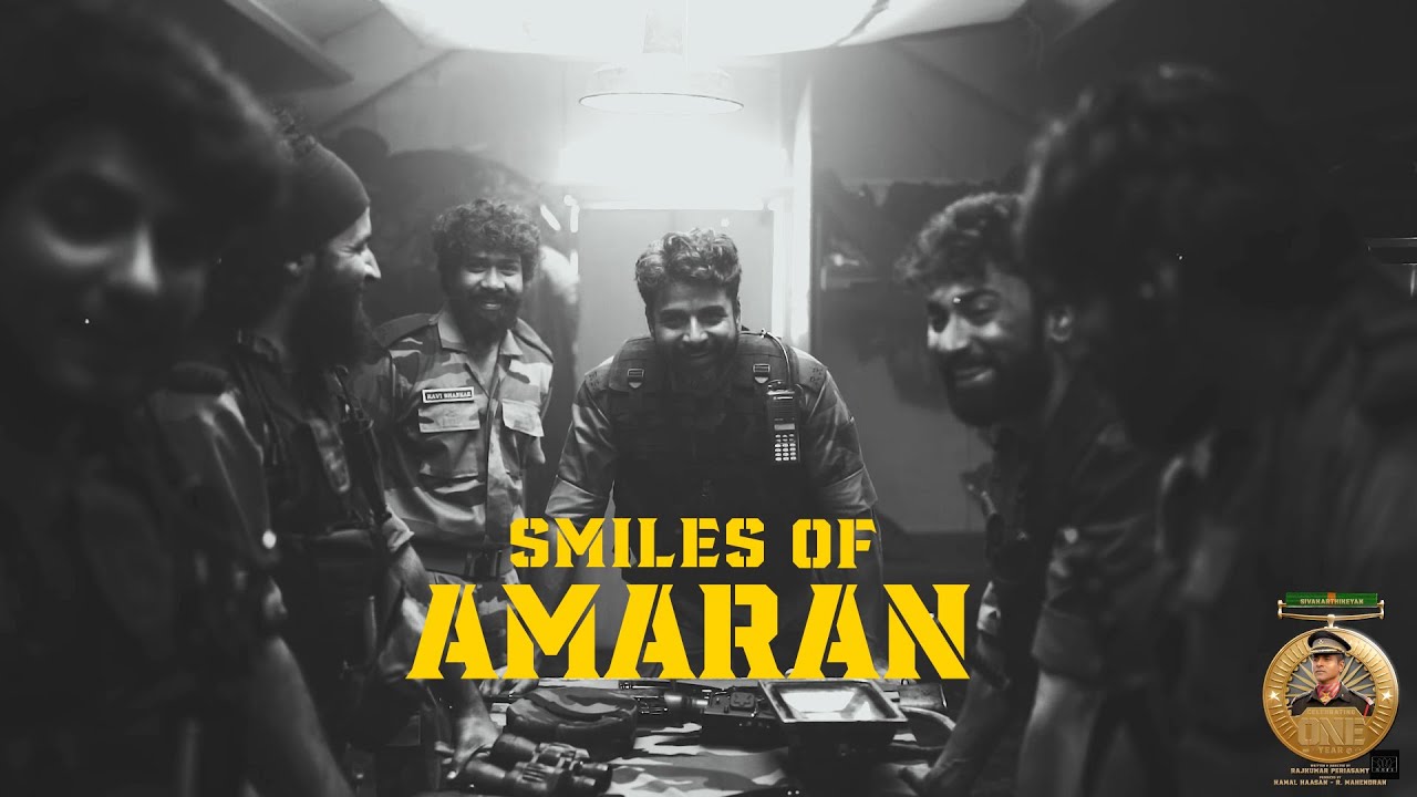 Smiles still Shine. A year since #Amaran brought us all together. | Kamal Haasan | Sivakarthikeyan