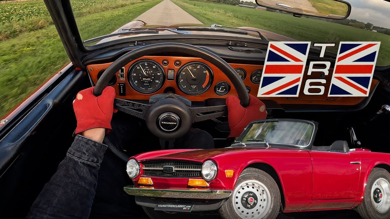 Driving afordable british inline 6 | Triumph TR6 | POV drive
