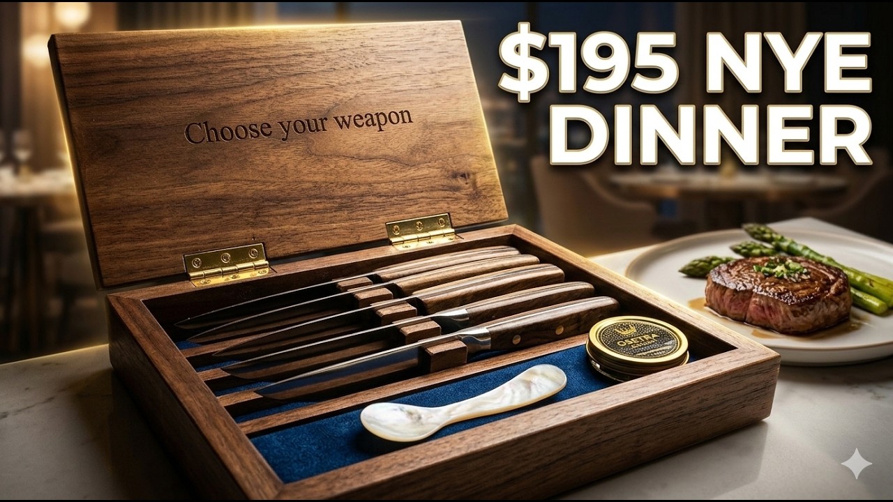 Carversteak Las Vegas | $195 New Year's Eve Dinner & “Choose Your Weapon” Experience