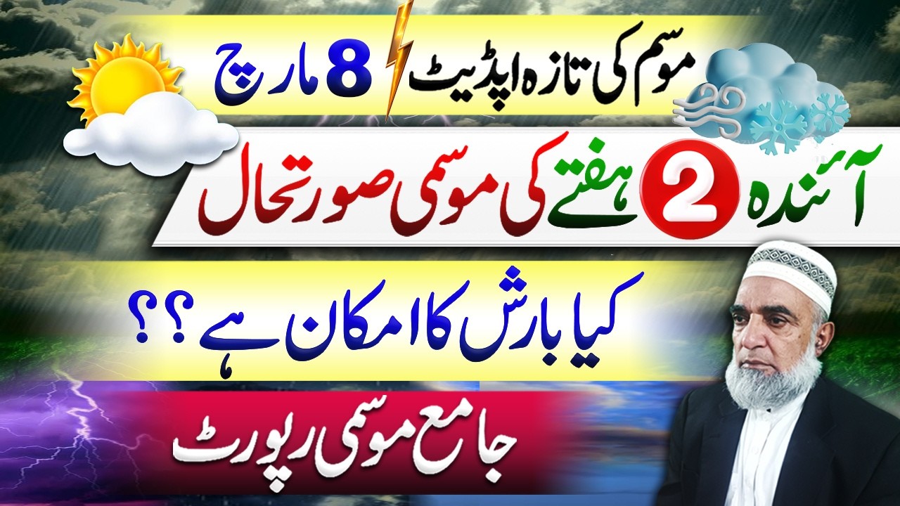 Weather Forecast for next 2 weeks in Pakistan || Crop Reformer