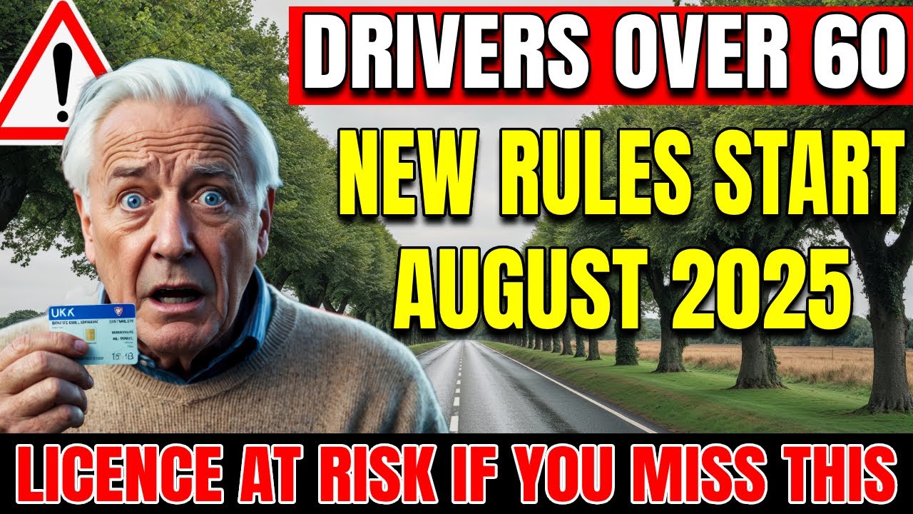 New UK Driving Licence Rules for Over 60s Starting AUGUST 2025 &ndash; What You MUST Know Now!