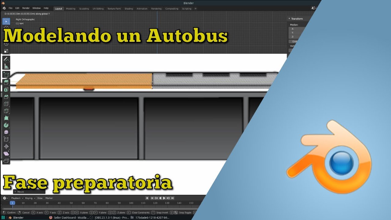 Blender: Modelando un autobús desde 0. Preparación. Parte 1