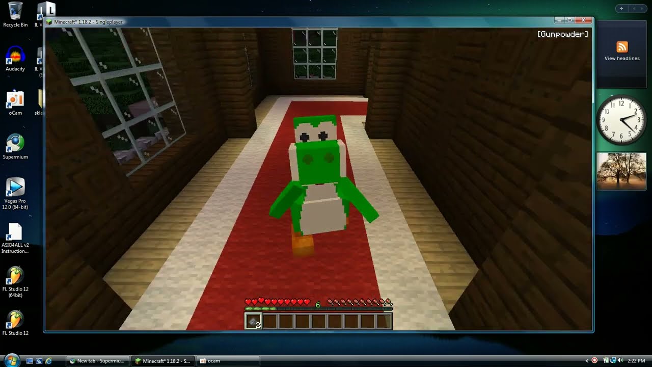 minecraft - me at the mansion (vista reimagined)