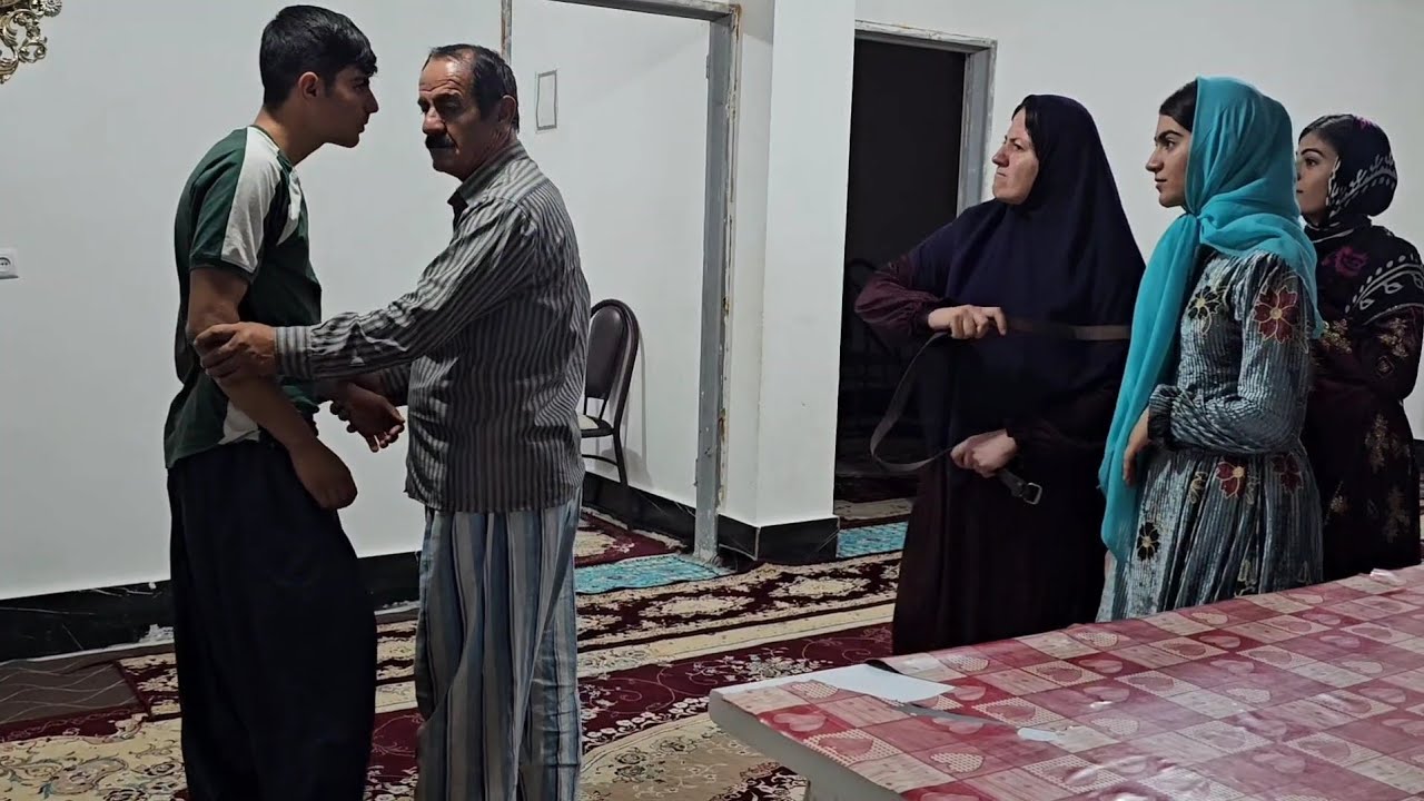 Muhammad's arrival and family quarrel drove Muhammad's father out of the house.