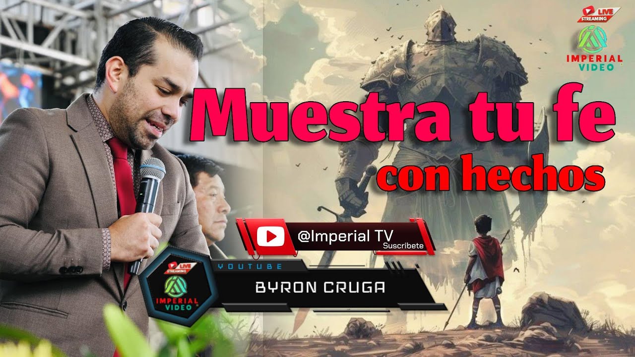 Sirve Como Un Instrumento de Cristo - Predicador Byron Cruga