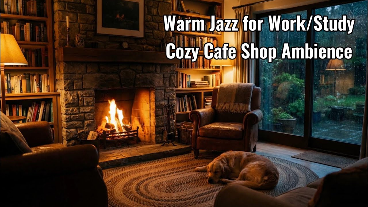 舒適的咖啡館氛圍 適合工作、學習、閱讀的輕柔爵士 Gentle Warm Jazz for Work/Study/Reader at Cozy Coffee Shop, Lazy cafe break
