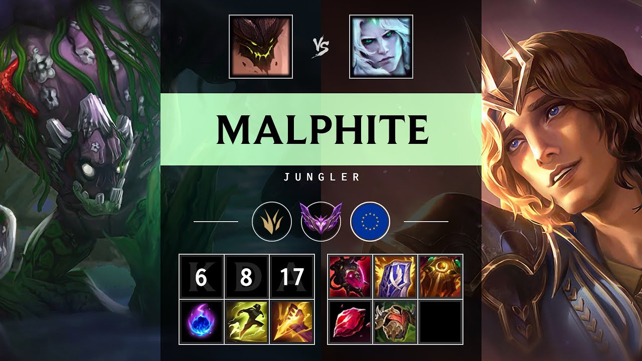 Malphite Jungle vs Viego - EUW Master Patch 25.16