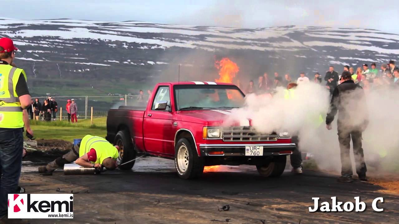 Shell Bíladagar 2014 - Burnout - Eldur! Fire!