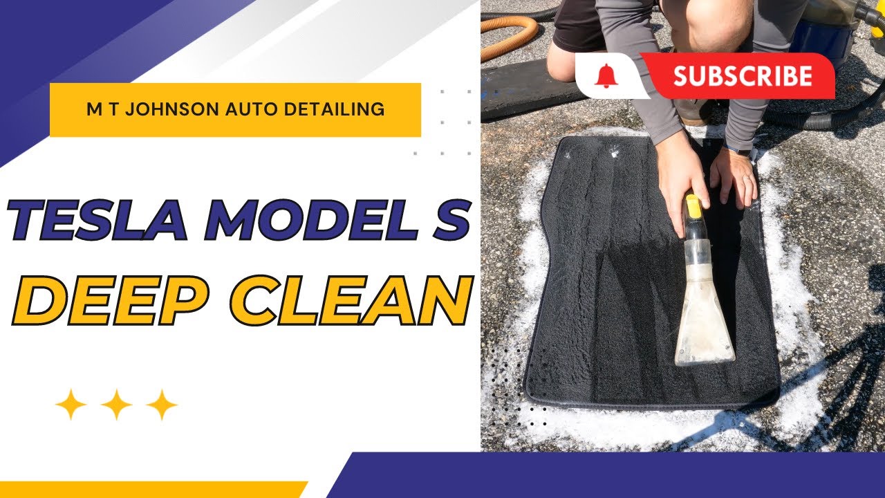 Tesla Model S DEEP CLEAN!