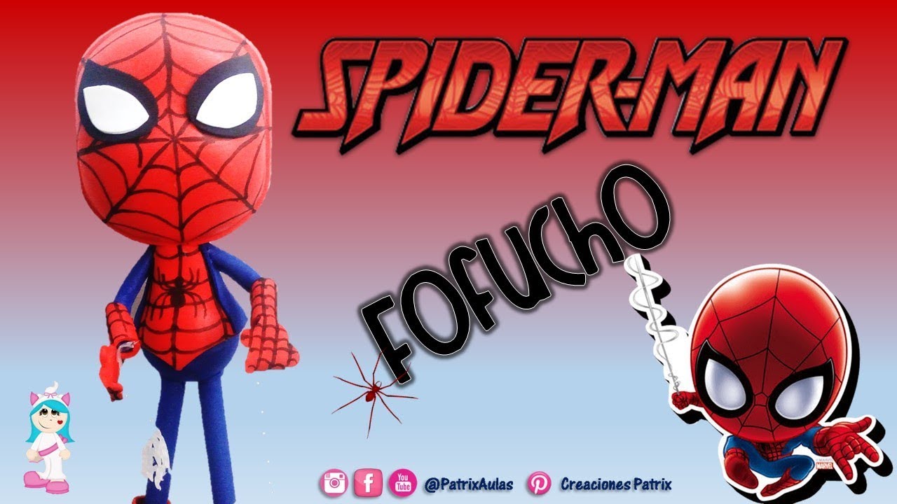 Cómo hacer Fofucho Spider Man/ DIY