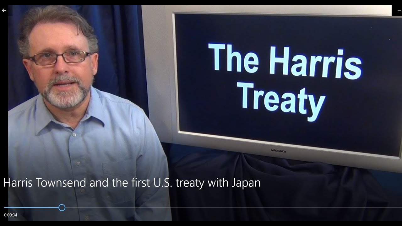 Harris Townsend and the first U S  treaty with Japan