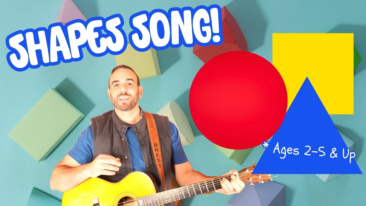 Sing About Shapes With Teacher Brent! Sing About Circles, Squares, Rectangles & More!