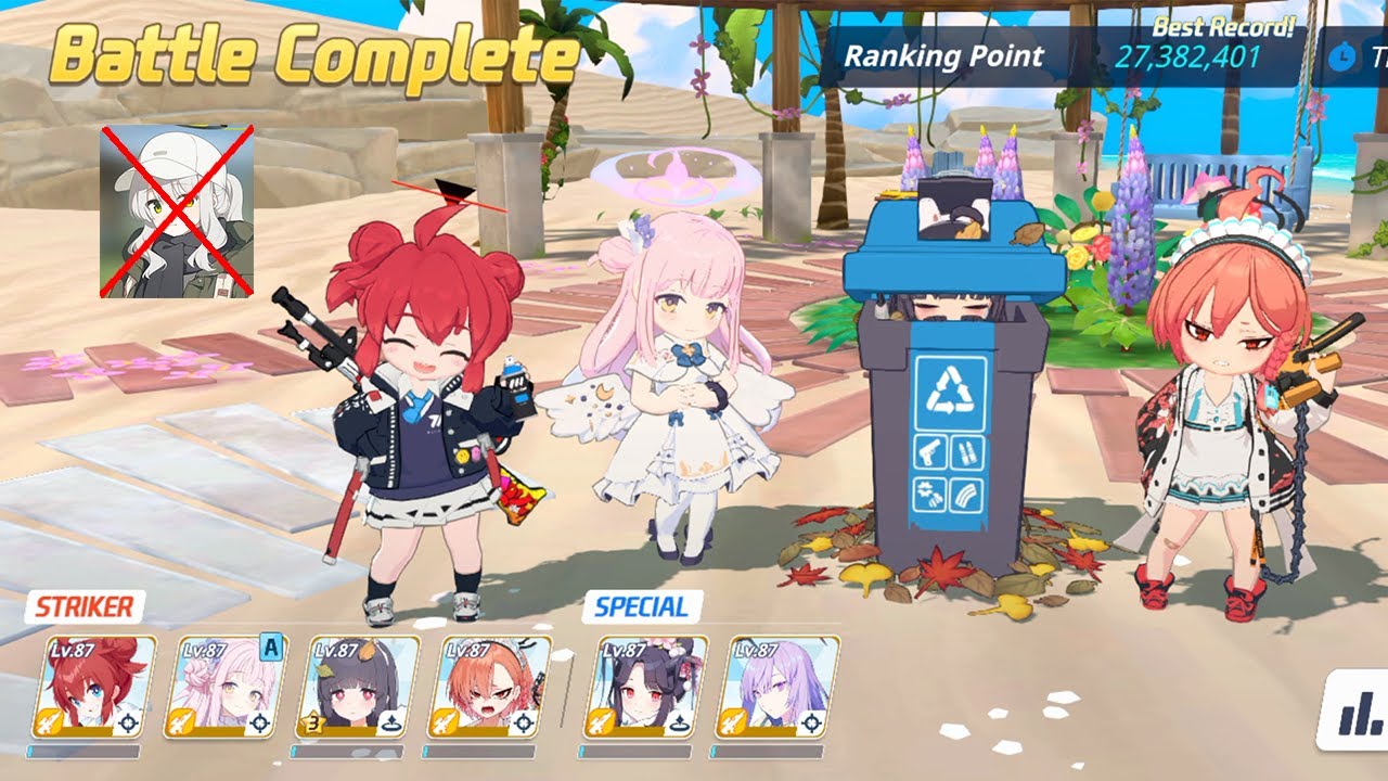 [Blue Archive] Wakamo Hovercraft Total Assault Outdoor Insane mode | 27,382k pts