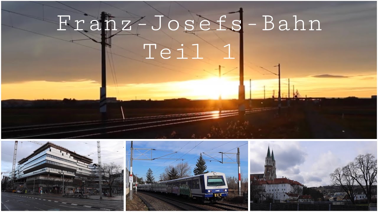 🇦🇹 24.02.2024 - Wanderung Wien Franz-Josefs-Bahnhof - Tulln (Franz-Josefs-Bahn) - Teil 1