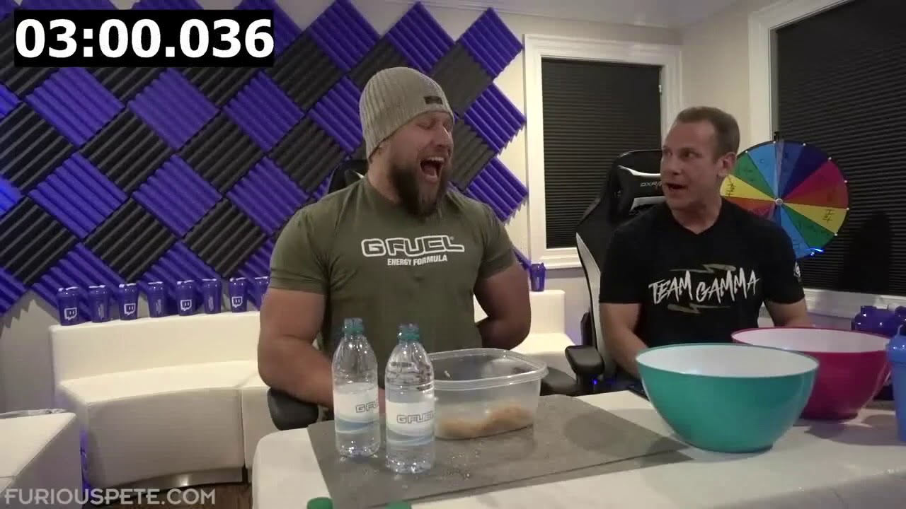 Furious Pete vs Matt Stonie - Chicken Nugget Challenge - Pete DESTROYS Stonie