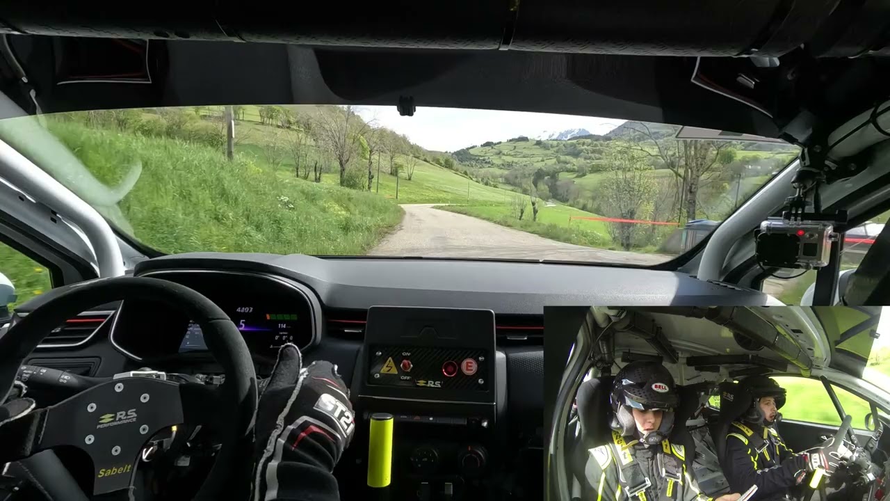 Rallye de la Matheysine 2024 (ES2) : Rudy et Tylan BOLLUD Renault Clio Rally5