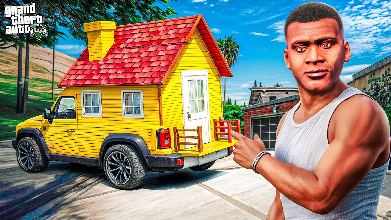 Franklin Built A Car House On GTA 5