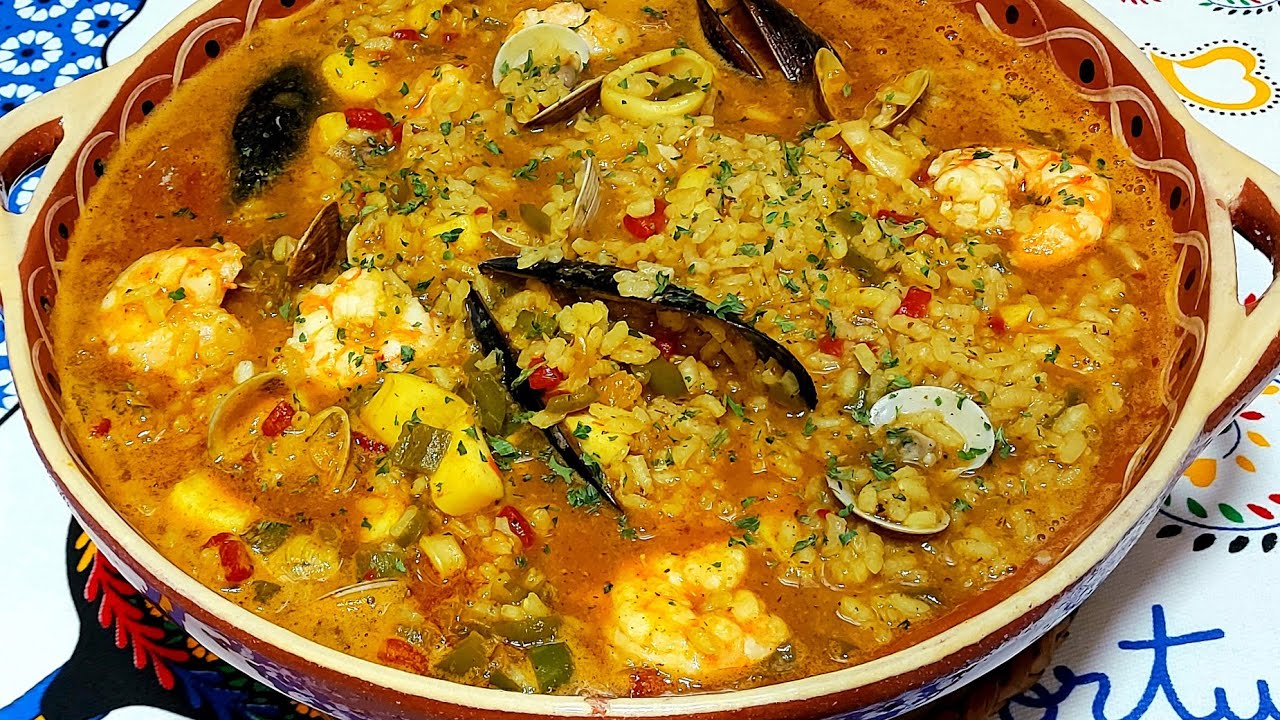 🇵🇹🥘 ARROZ CALDOSO DE MARISCO 🦐🦪🦑🦪 ESTILO PORTUGUÉS //BEATRIZ COCINA