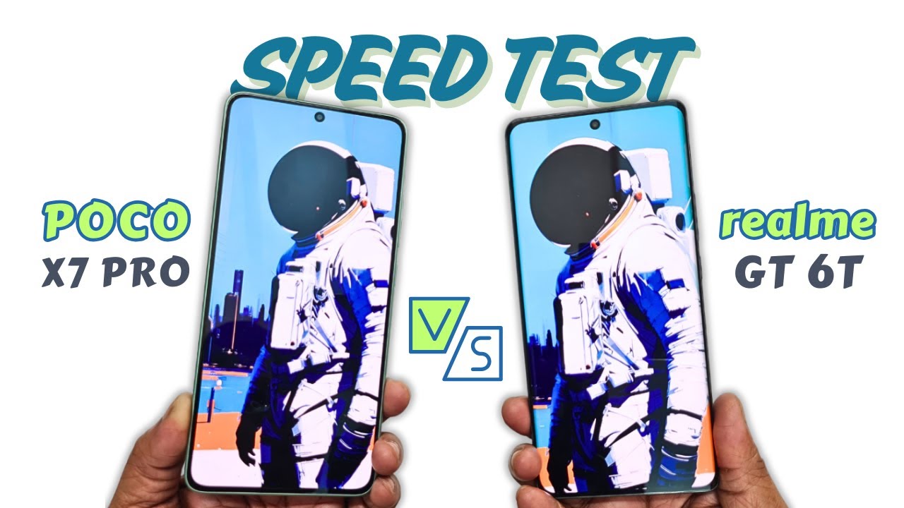 SHOCKING Result 😱 POCO X7 Pro vs Realme GT 6T | Speed Test
