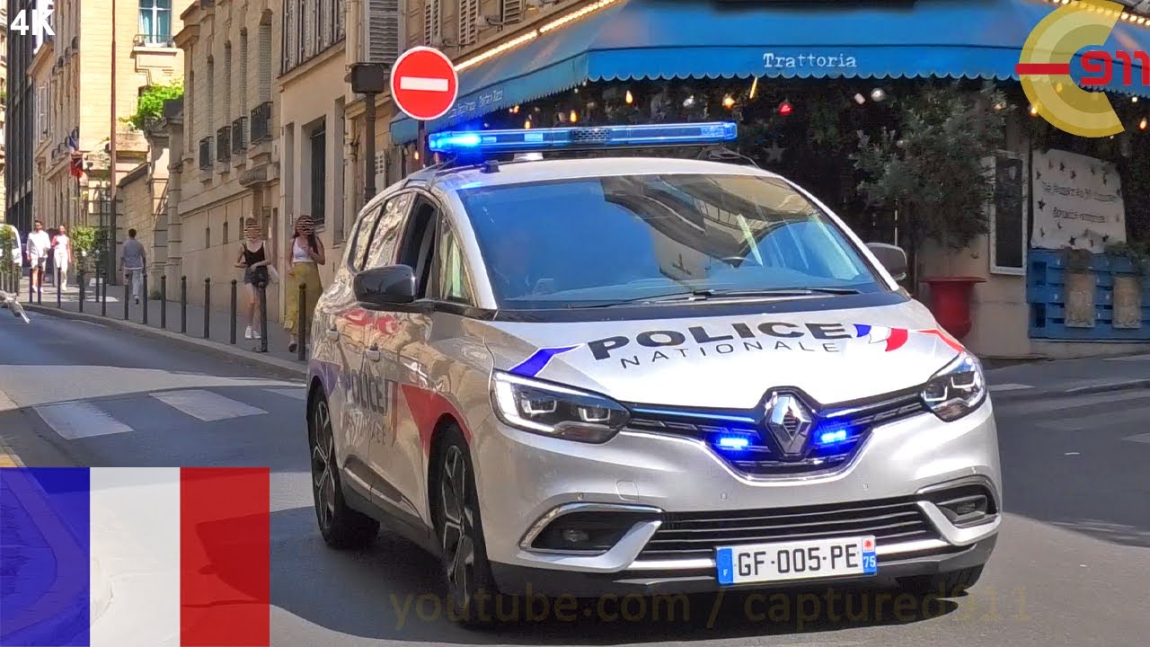 [PARIS] Urgent response | Polizei auf Einsatzfahrt | Code 3 | Véhicule de police en urgence