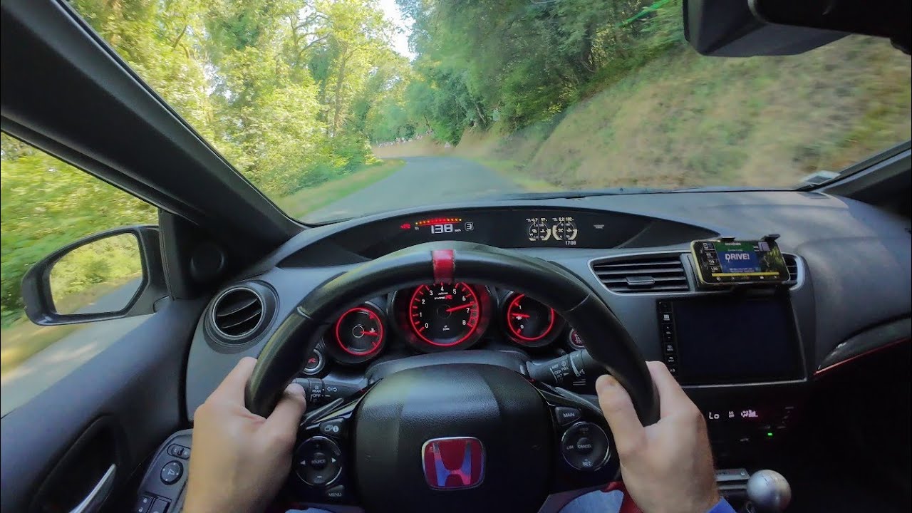 Course de côte Loc-Eguiner Landivisiau 2025 , Honda Civic Type R Fk2 (démonstration)