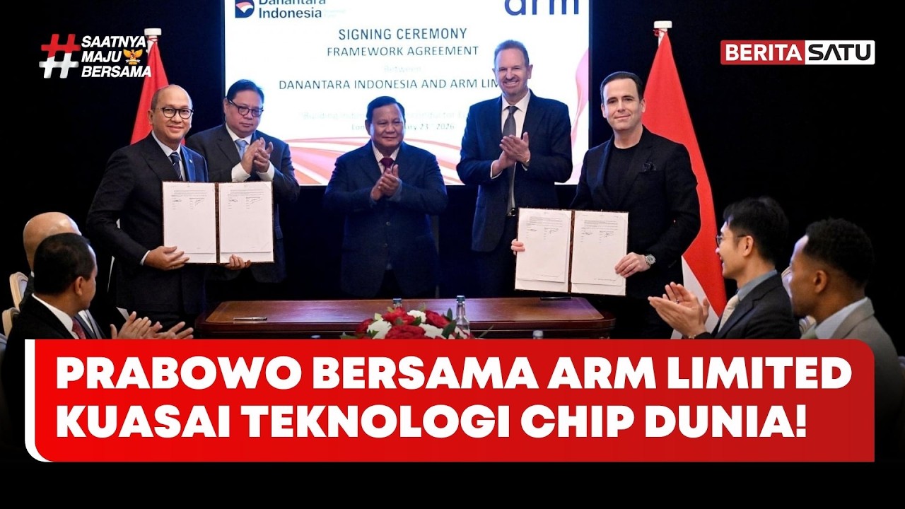 Prabowo Bersama Danantara Gandeng Arm Limited Kuasai Teknologi Chip Dunia #beritasatu