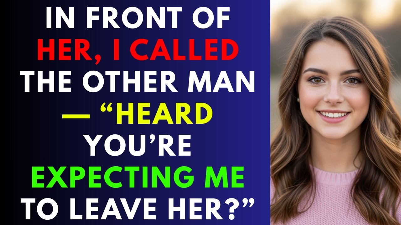 In Front of Her, I Called the Other Man — “Heard You’re Expecting Me to Leave Her ”