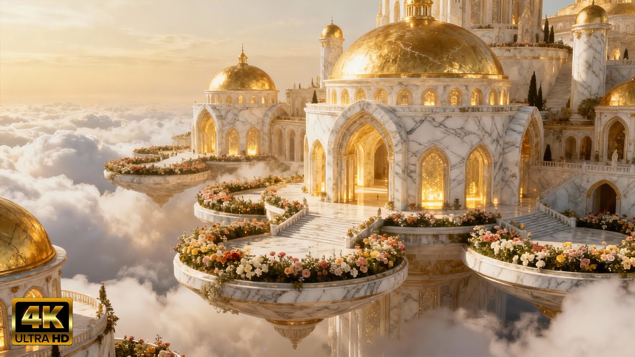 Celestial City of Light for Sleep 🌙 Gentle Fantasy World to Calm Your Mind